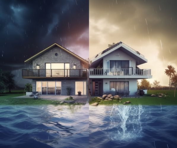11Unterschied bei Haus mit Elementarversicherung und Hausratversicherung bei Flut und Unwetter
