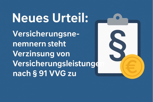 11Neues Urteil Verzinsung Versicherungsleistung